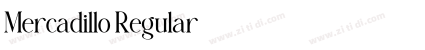 Mercadillo Regular字体转换 Mercadillo Regular字体转换